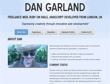 Tablet Screenshot of dangarland.co.uk
